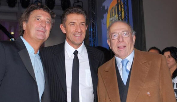 Enzo Iacchetti, Ezio Greggio e Fedele Confalonieri