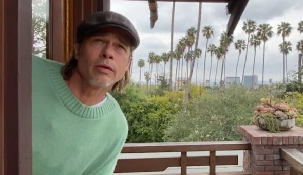 Brad Pitt inviato del meteo, l'incursione nel tg delle buone notizie di John Krasinski