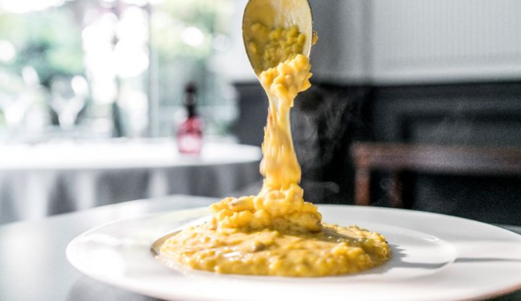 La ricetta del risotto ai funghi e formaggi dolci di Philippe Léveillé