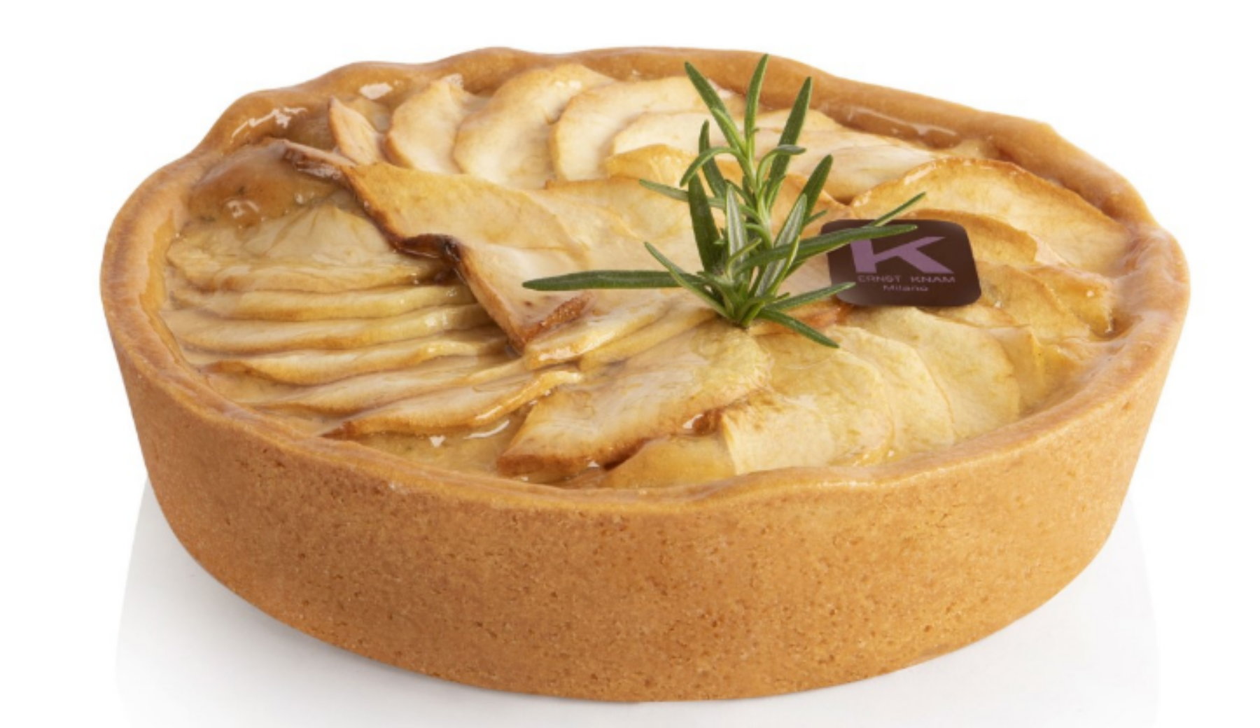 La ricetta della “Crostata con crema frangipane, mele e rosmarino” di Ernst Knam