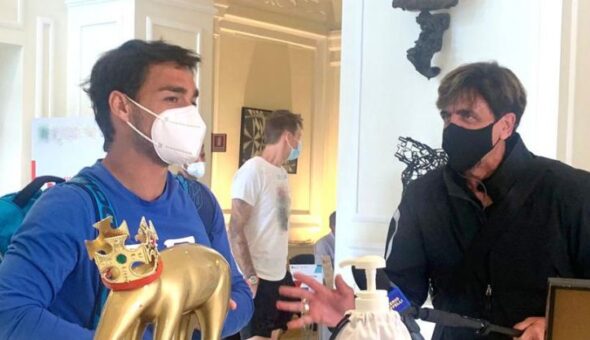 Tapiro d'oro dell'anno a Fabio Fognini: «Almeno un trofeo l’ho vinto…»