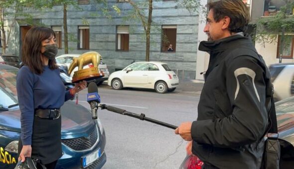 Tapiro d'oro per Ambra Angiolini dopo la rottura con Massimiliano Allegri