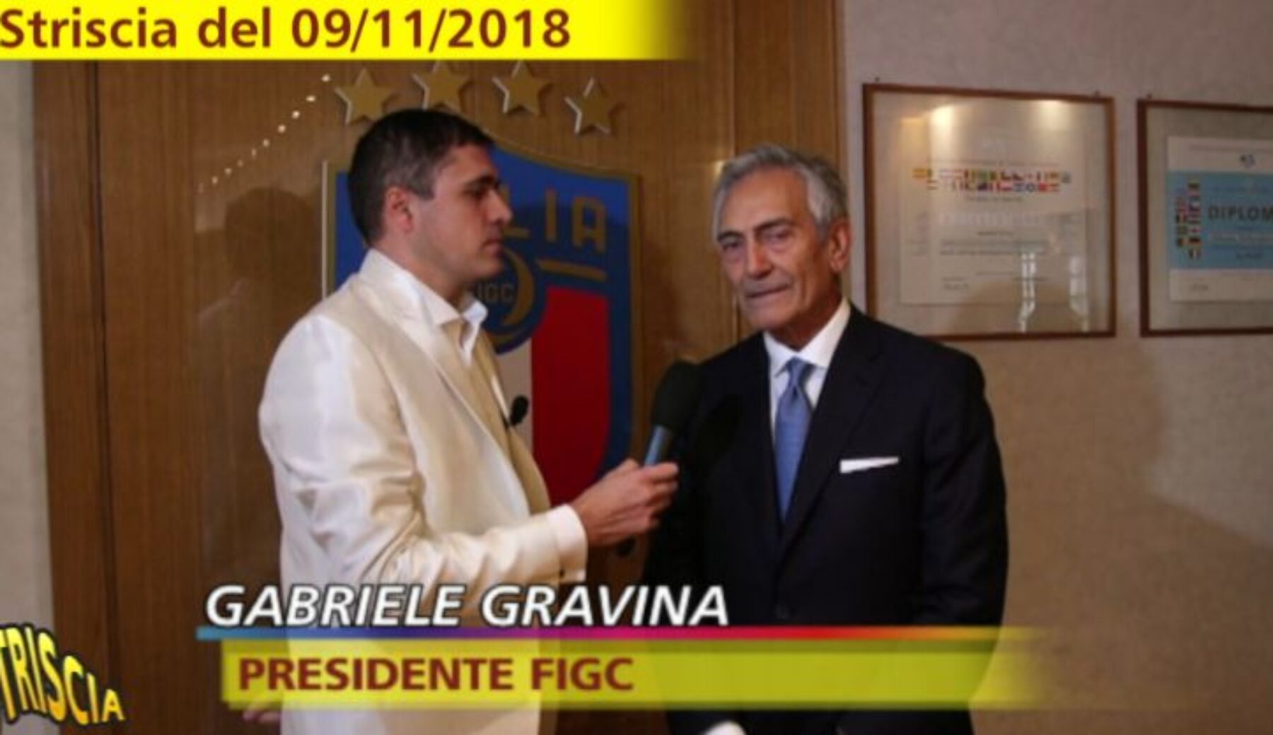 Gravina (FIGC) e la nuova norma anti plusvalenze: dopo il caso Juve, una promessa già fatta a Striscia nel 2018