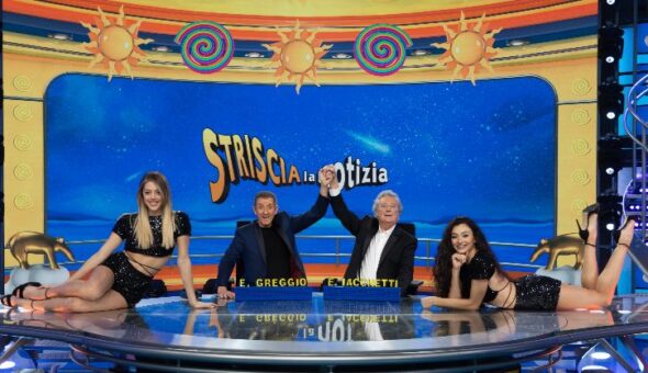 Boom d'ascolti per Striscia la notizia: programma più visto della giornata con 5.841.000 telespettatori