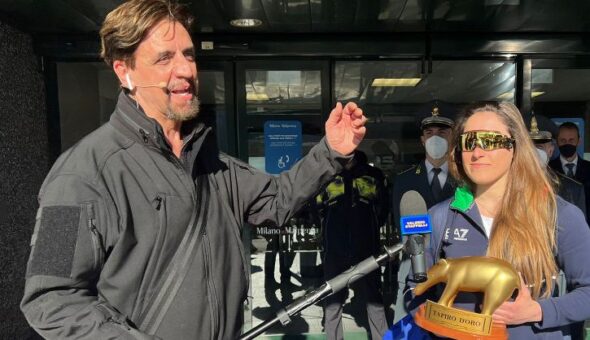 Terzo Tapiro d'oro a Sofia Goggia dopo l'attacco della madre di Federica Brignone