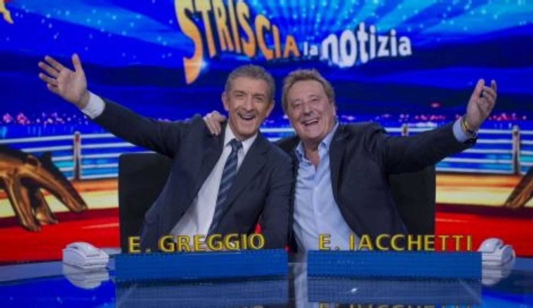 Striscia la notizia:  torna la coppia storica Greggio-Iacchetti