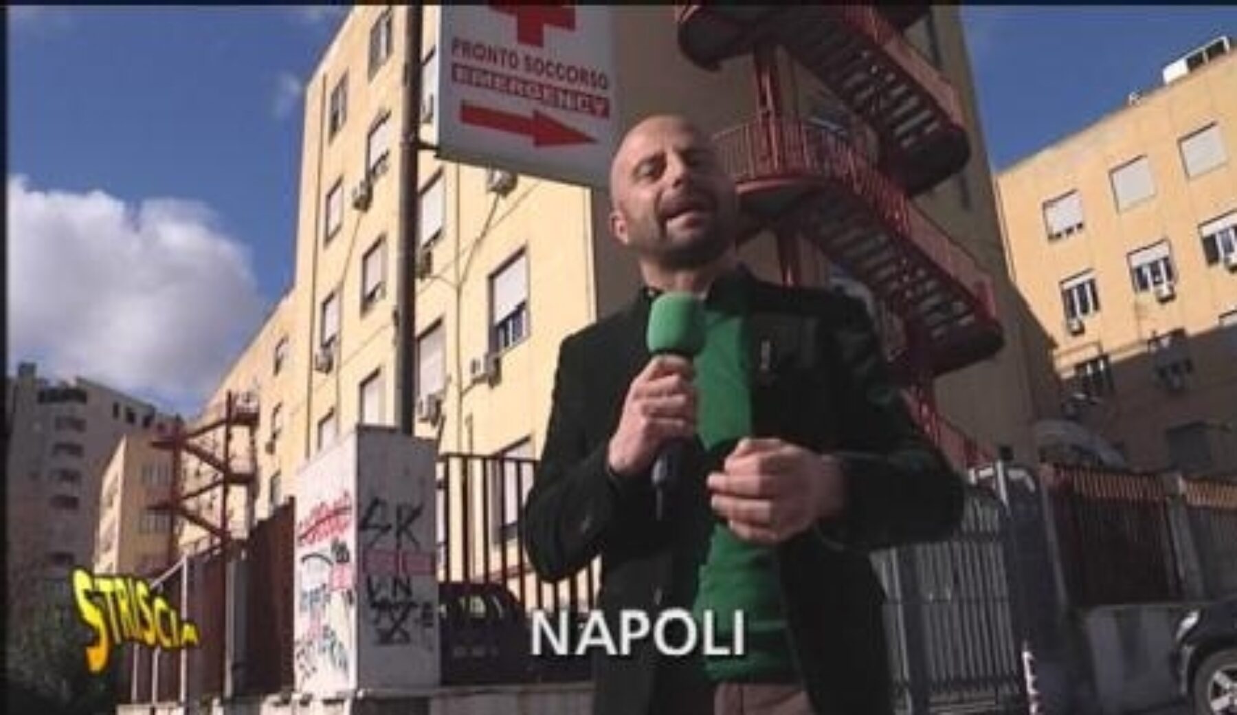 Striscia la notizia  all’ospedale Loreto Mare di Napoli
per segnalare i danni ai pazienti provocati anche dai furbetti del cartellino