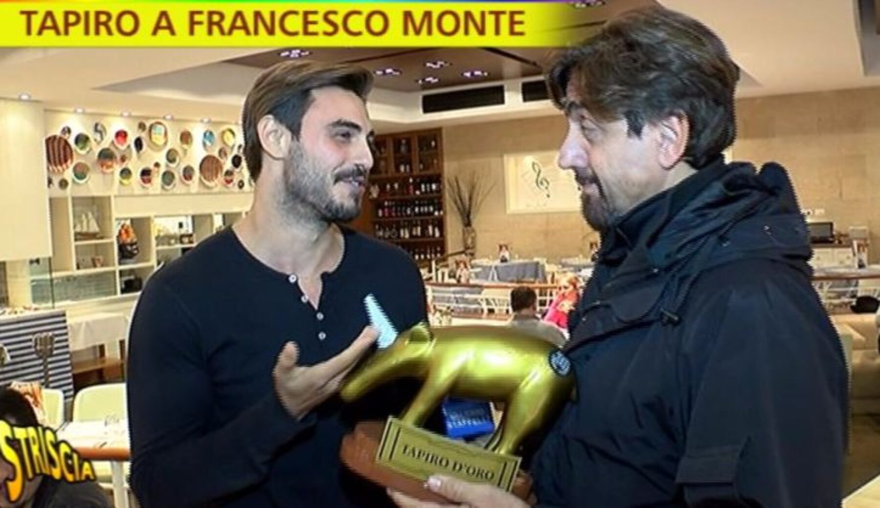 Questa sera a Striscia la notizia Tapiro d’oro a Francesco Monte per essere stato tradito e lasciato in diretta da Cecilia Rodriguez: «c’è poco da perdonare. Quello che dirò a Cecilia…»