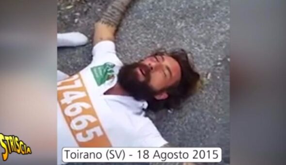 A Striscia la notizia le immagini esclusive dell’aggressione di Brumotti dell’estate 2015.