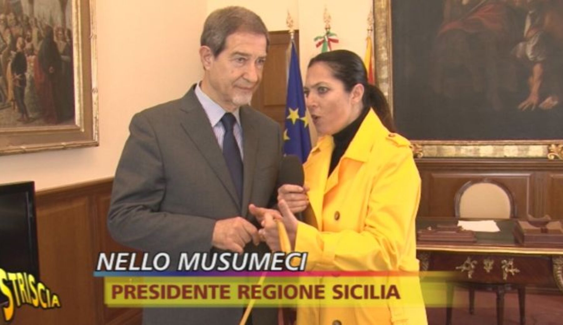 Stefania Petyx intervista Nello Musumeci sulle risorse previste dalla regione ai disabili