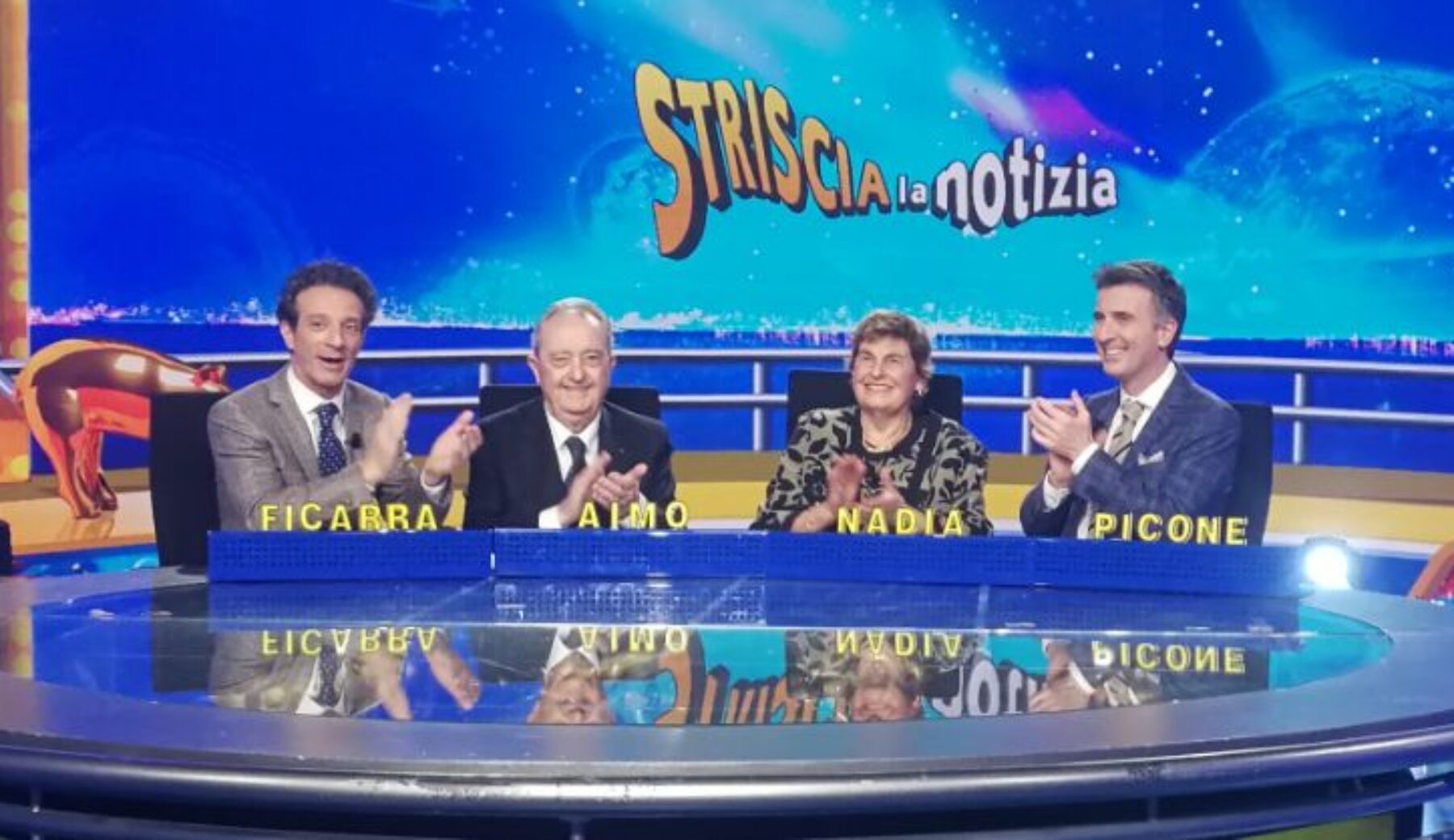 Eccellenze milanesi, Aimo e Nadia Moroni ospiti a Striscia la notizia