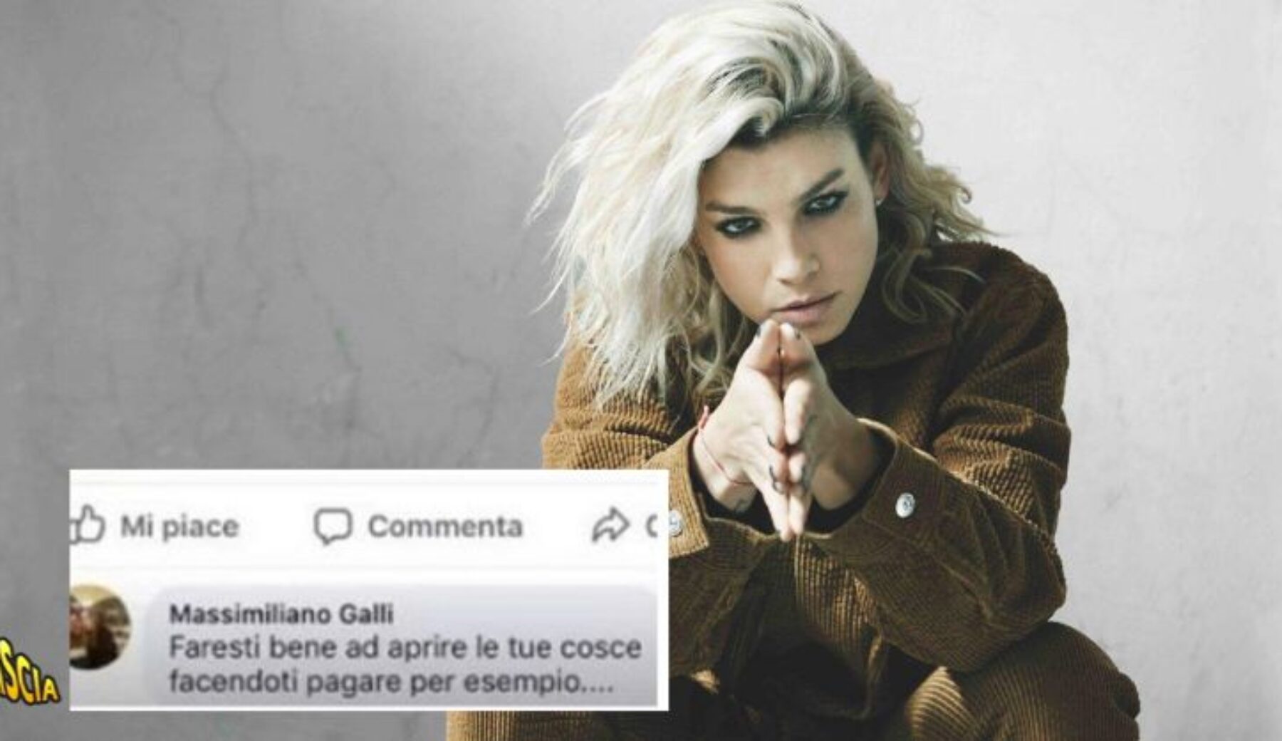 Emma Marrone, post sessista di un consigliere della Lega in Umbria