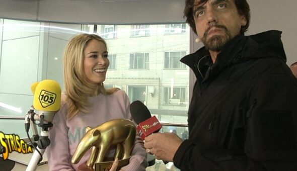 Diletta Leotta riceve il Tapiro d'oro per le sue 