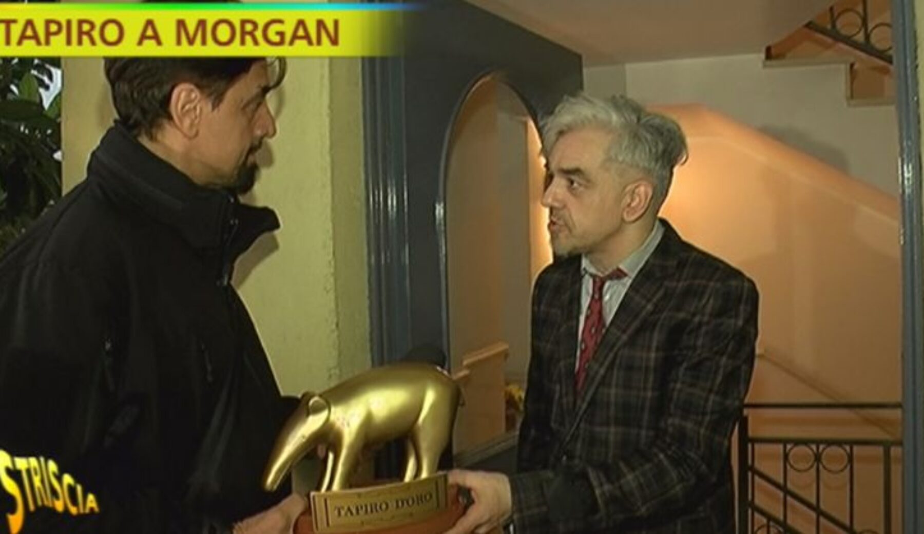 Stasera a Striscia, Tapiro d’oro a Morgan