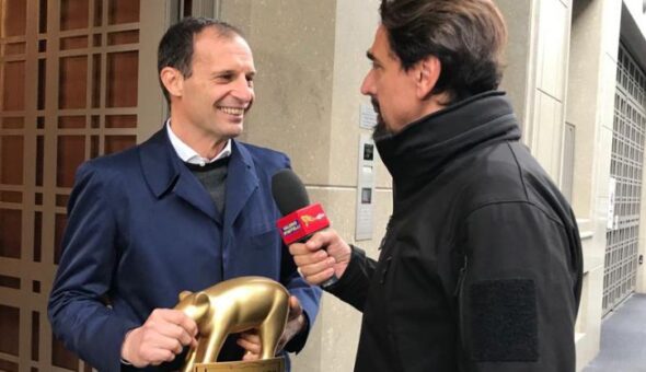 Questa sera a Striscia, Tapiro d'oro a Massimiliano Allegri