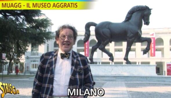 L'esordio a Striscia di Philippe Daverio con la rubrica 