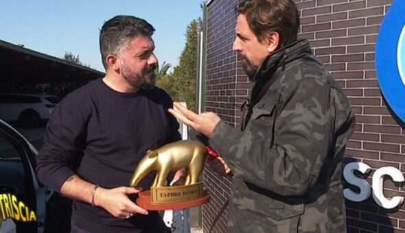 Tapiro d'oro a Gennaro Gattuso per le tre sconfitte in quattro partite del Napoli