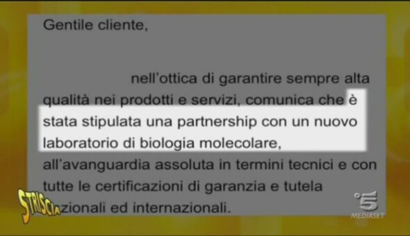 Test del DNA per le intolleranze alimentari