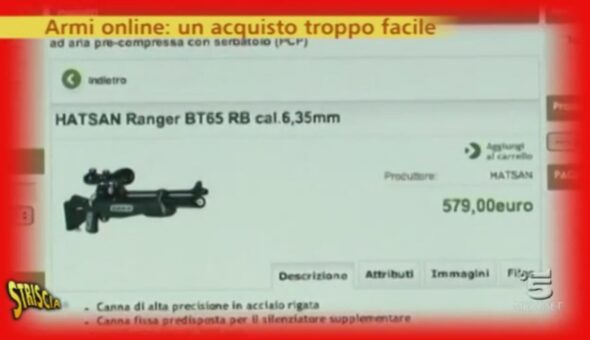 Armi online: un acquisto troppo facile - parte seconda