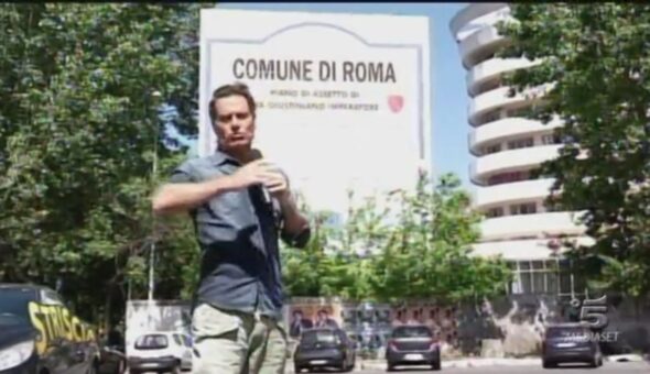 Edificio inutilizzato a Roma
