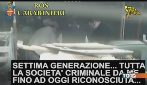 Cerimonia di affiliazione alla 'ndrangheta