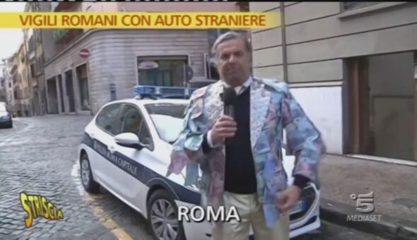 Auto straniere per la polizia municipale di Roma