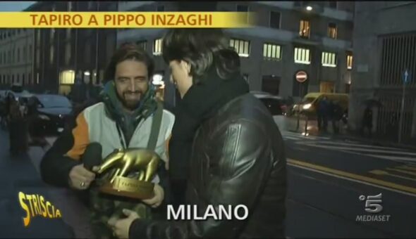 Tapiro a Pippo Inzaghi