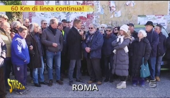 Sessanta chilometri di linea continua!