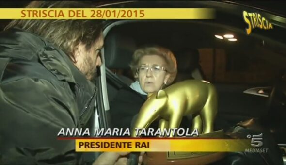 Tapiro al presidente della Rai