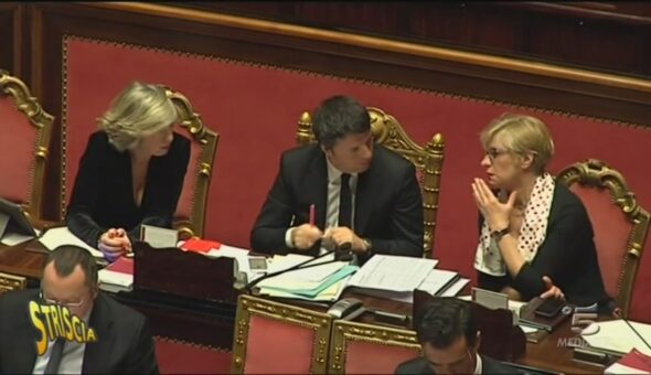 Matteo Renzi e Susanna Camusso