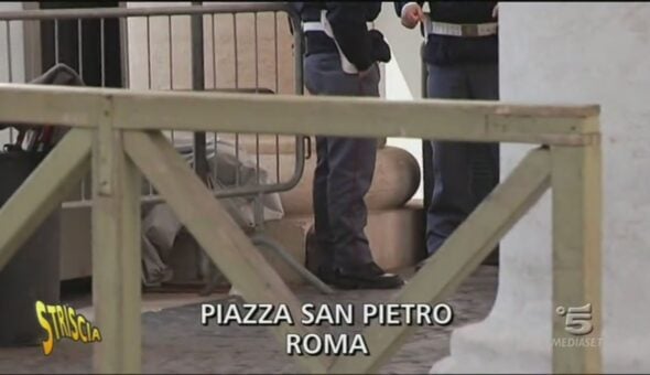 Sicurezza in Piazza San Pietro a Roma