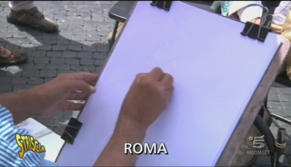 Ritrattisti 'fuori legge' a Roma