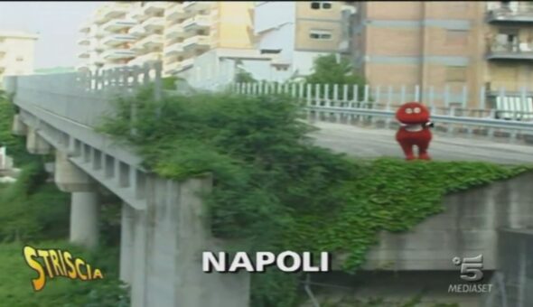 Gabibbo sul ponte