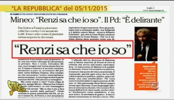 Mineo Vs. Renzi