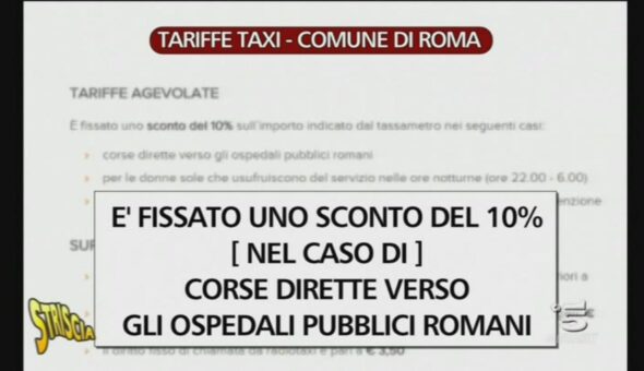 Tassisti 'svagati' a Roma