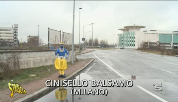 Il geniale 'Monnezza' a Cinisello Balsamo (MI)