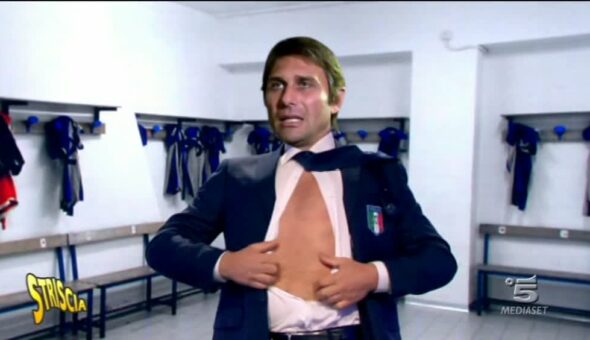 Conte, il mister che si tasta