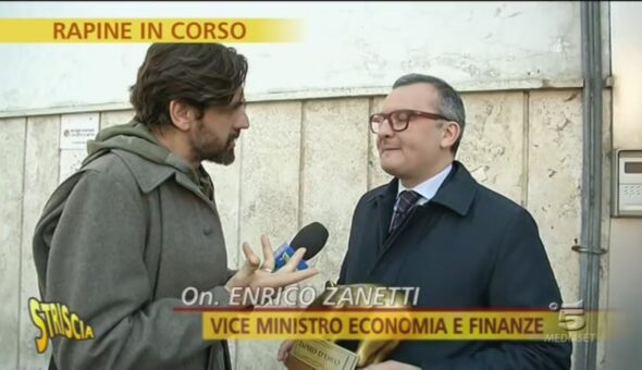Tapiro d'oro al viceministro dell'Economia Enrico Zanetti