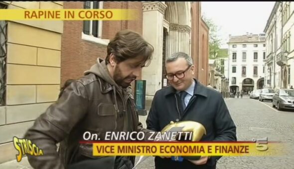 Secondo Tapiro d'oro per l'On. Enrico Zanetti