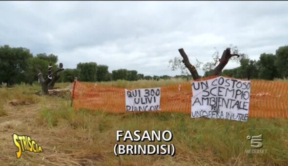 Ponte sulla ferrovia a Fasano (Brindisi)