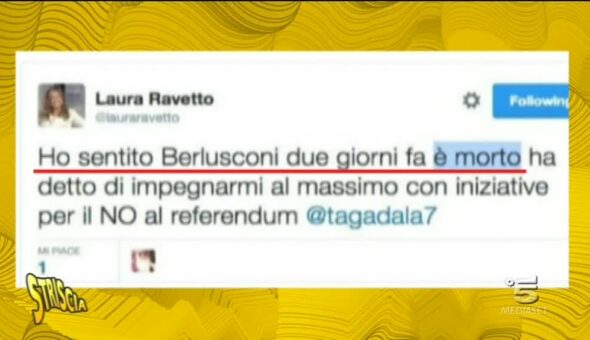 Il tweet di Laura Ravetto