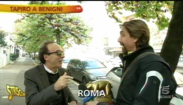 Tapiro a Roberto Benigni