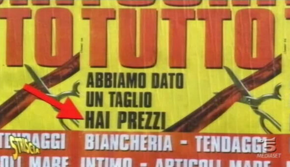 Striscia il cartellone