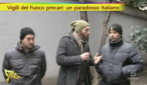 Vigili del fuoco precari