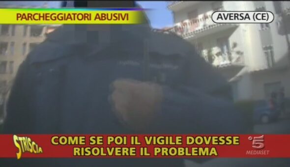 Parcheggiatori abusivi ad Aversa