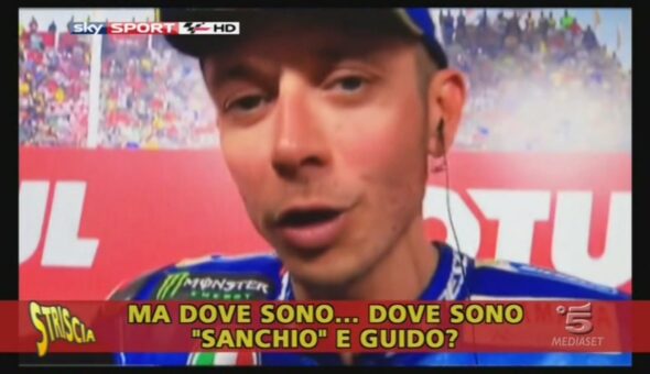 Sky Sport in collegamento con Valentino Rossi