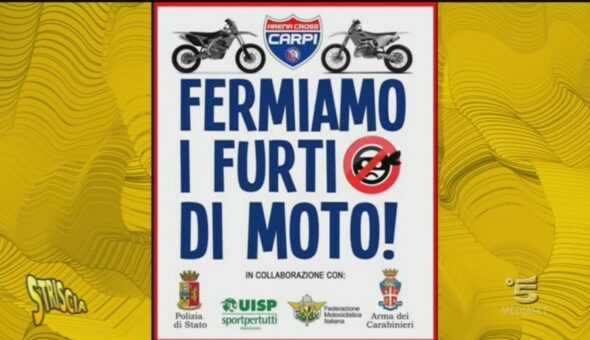 Motociclette da competizione rubate