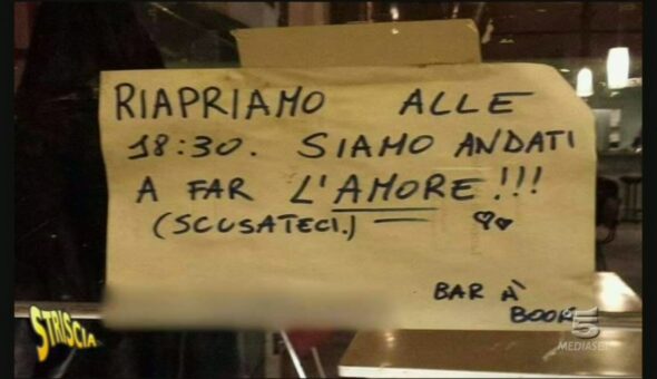 Striscia il cartellone