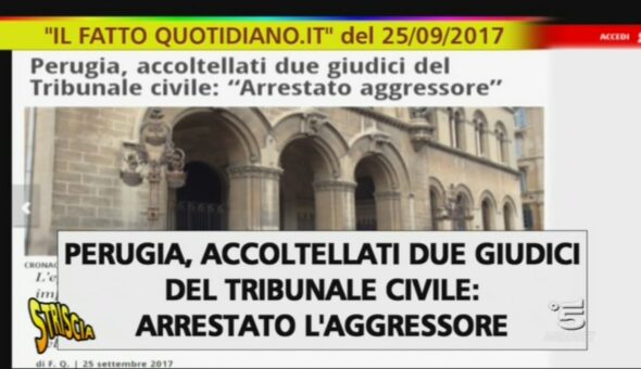 Perugia, giudici accoltellati. Problemi di sicurezza al tribunale