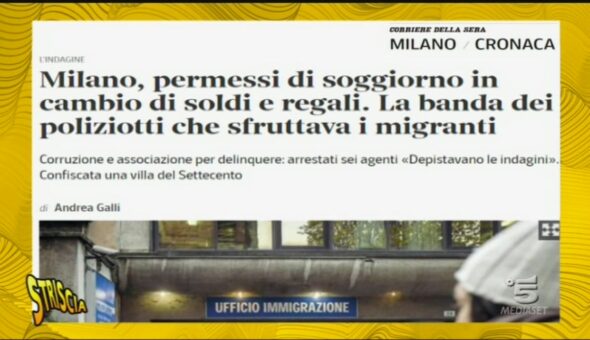 Banda di poliziotti che sfruttava migranti